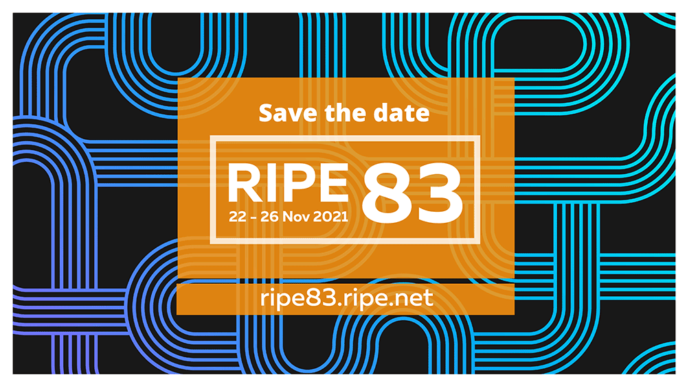 Save the date - RIPE 83